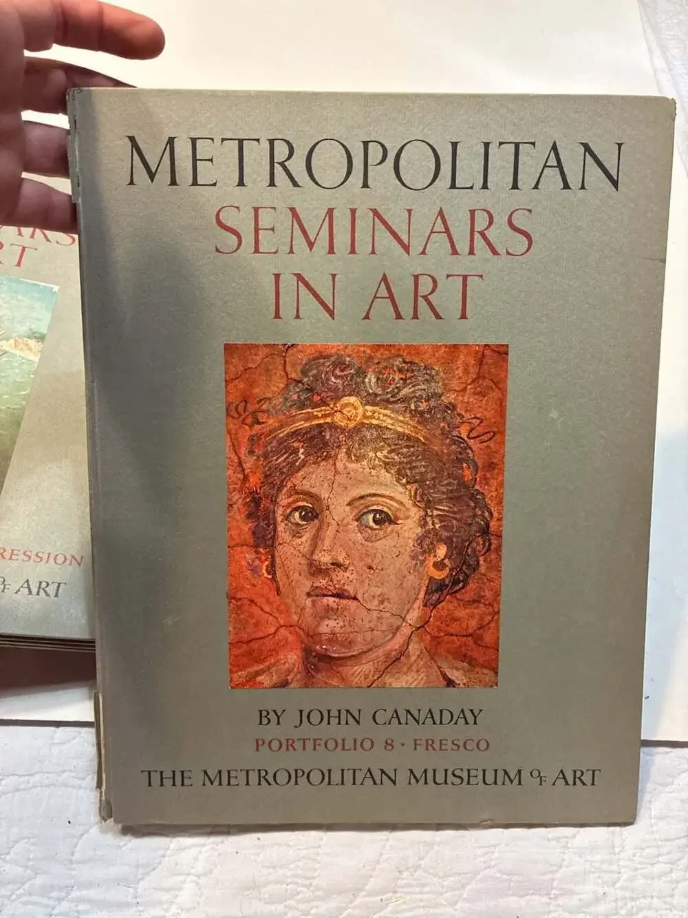 Set of 10 VTG Metropolitan Seminars in Art Portfolios by John Canaday